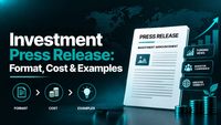 Investment Press Release: Format, Cost & Examples