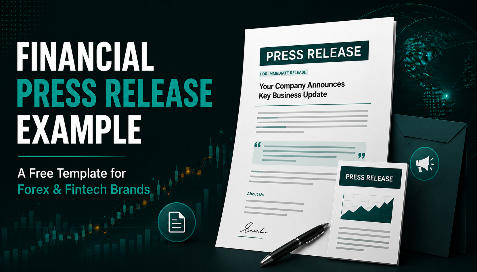 financial press release example / financial press release template