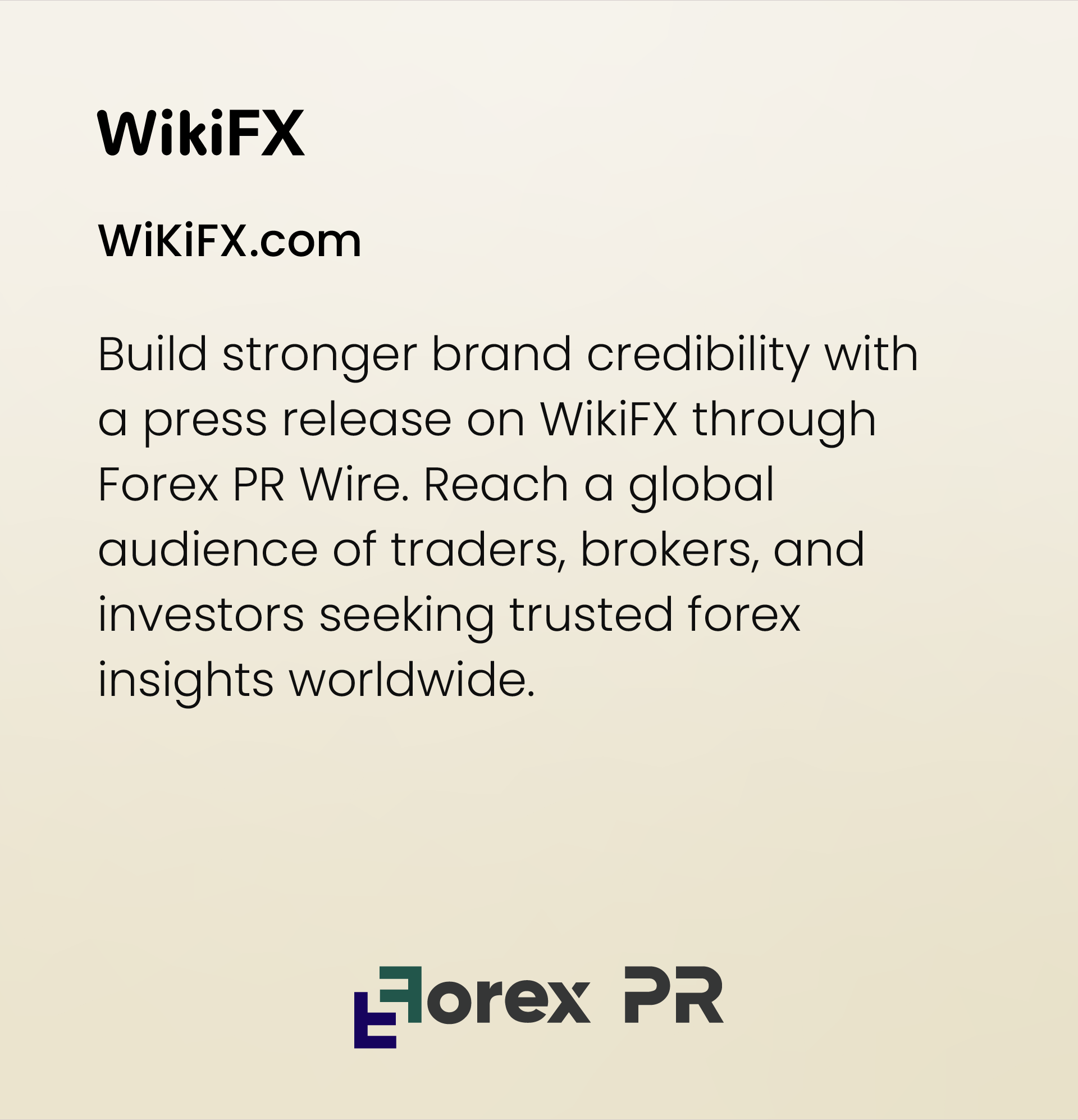 Press Release on WikiFX