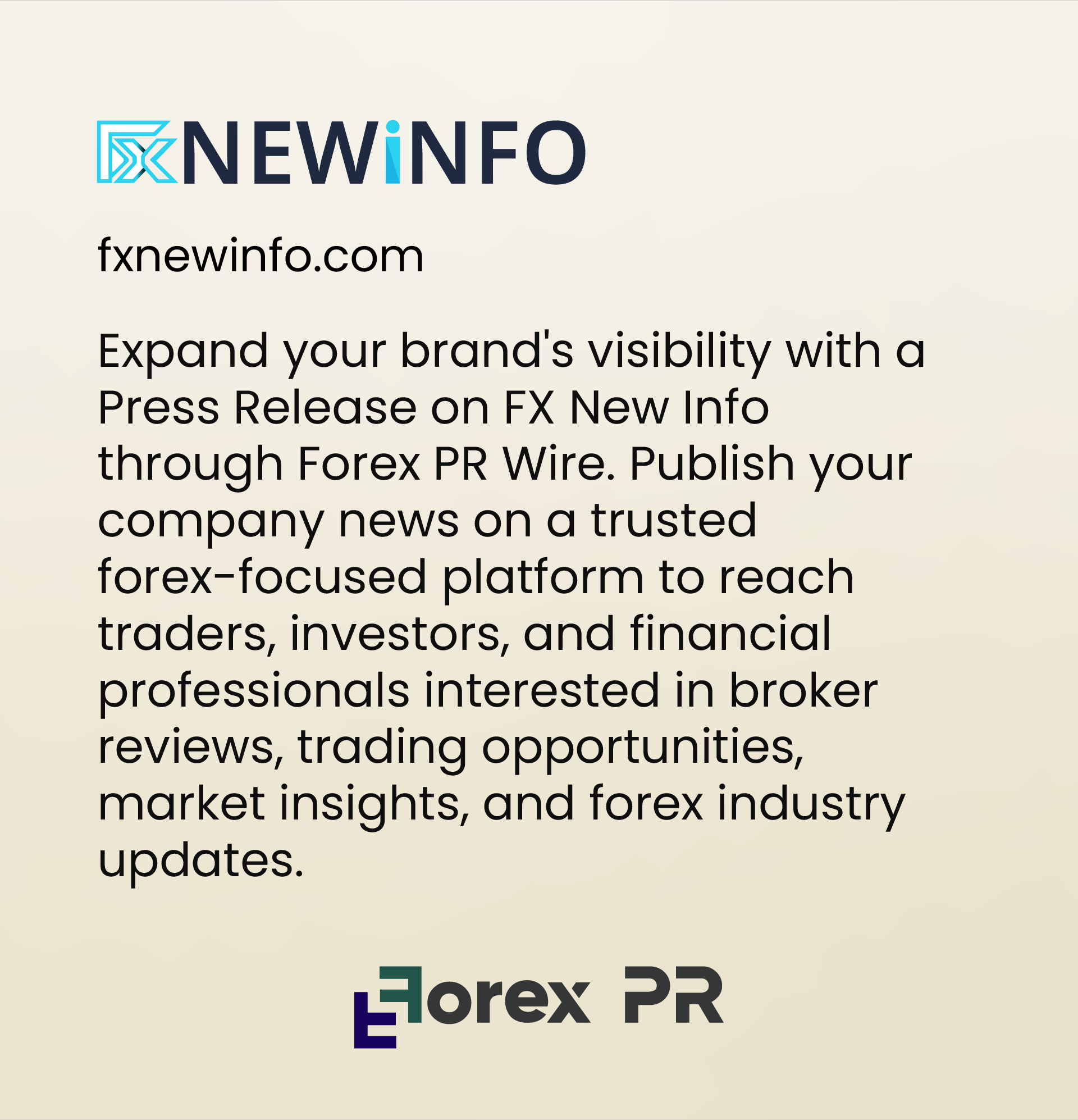 Get your press release featured on Fx New Info.