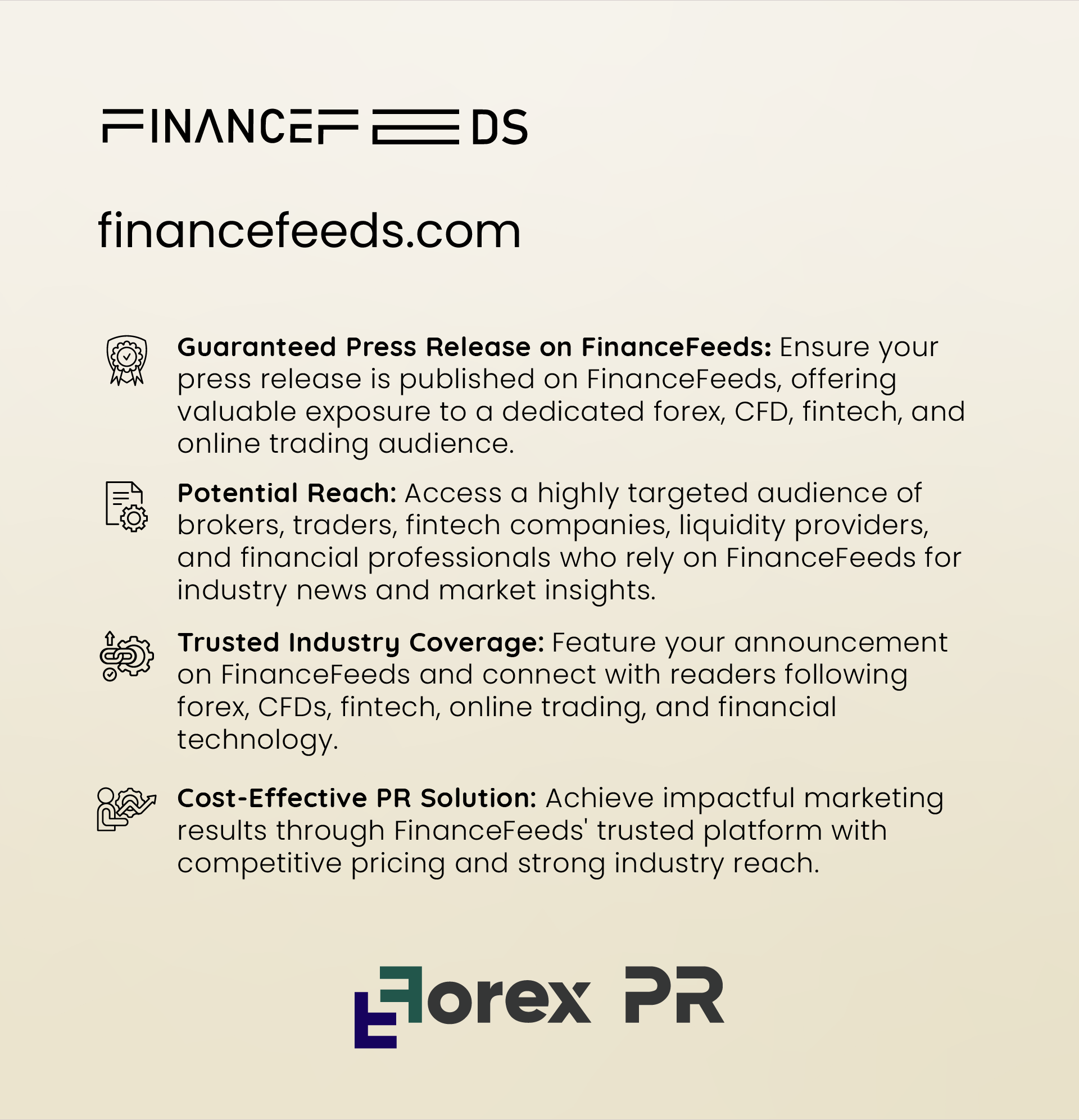 finance feeds press release