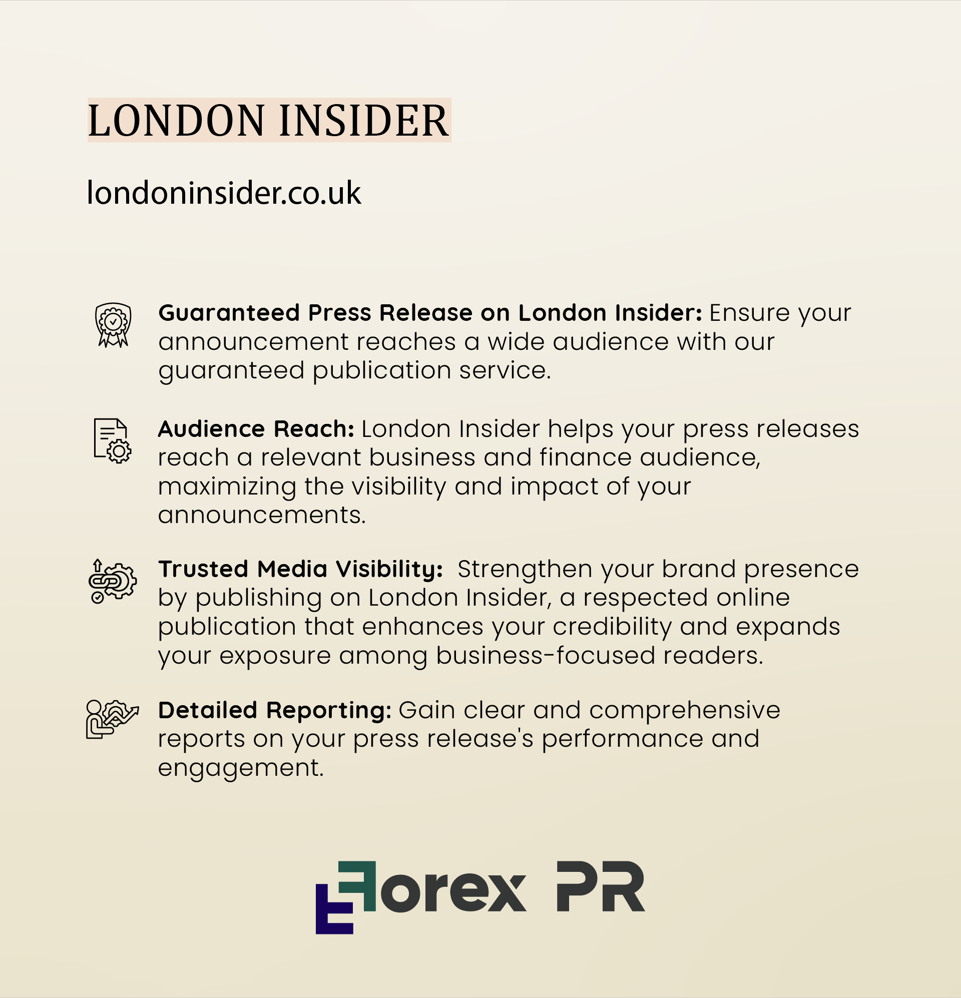 PR on london insider