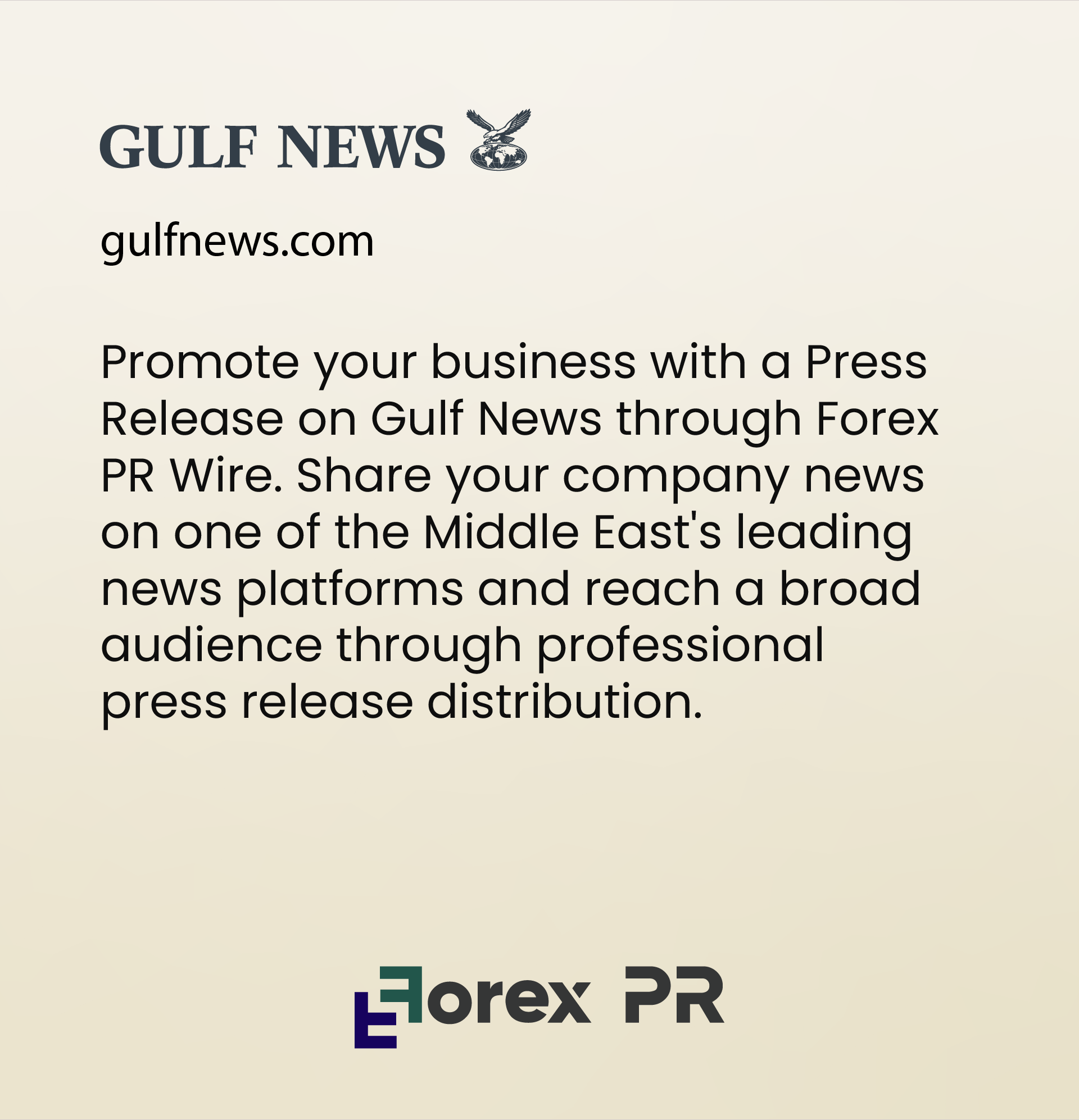 Press Release On Gulf News