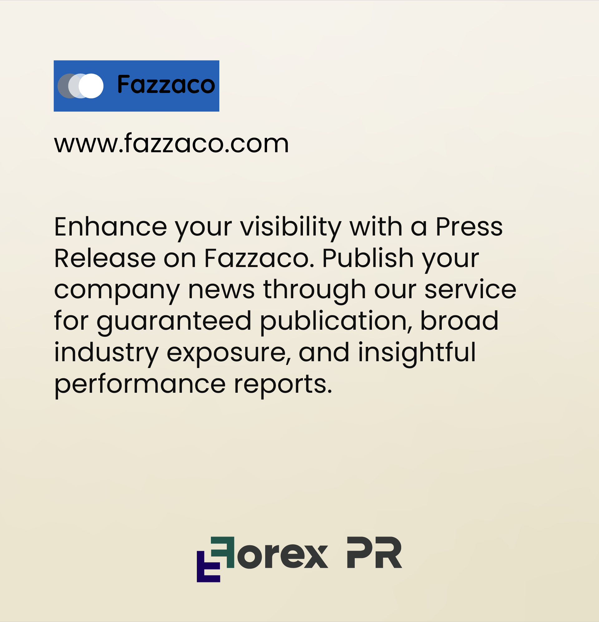 Press Release on Fazzaco