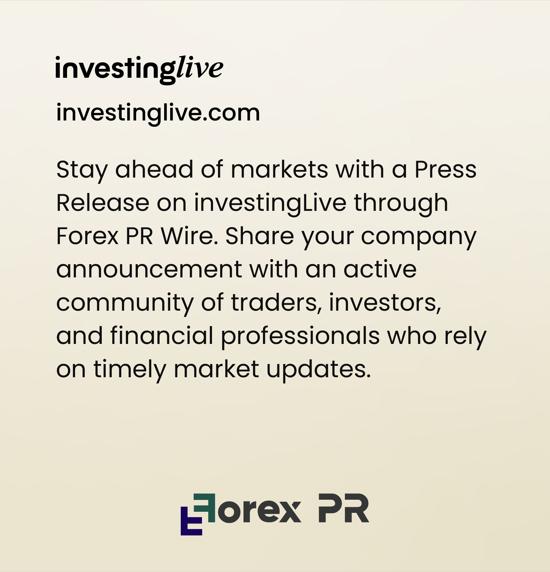 Press Release on Investinglive.com