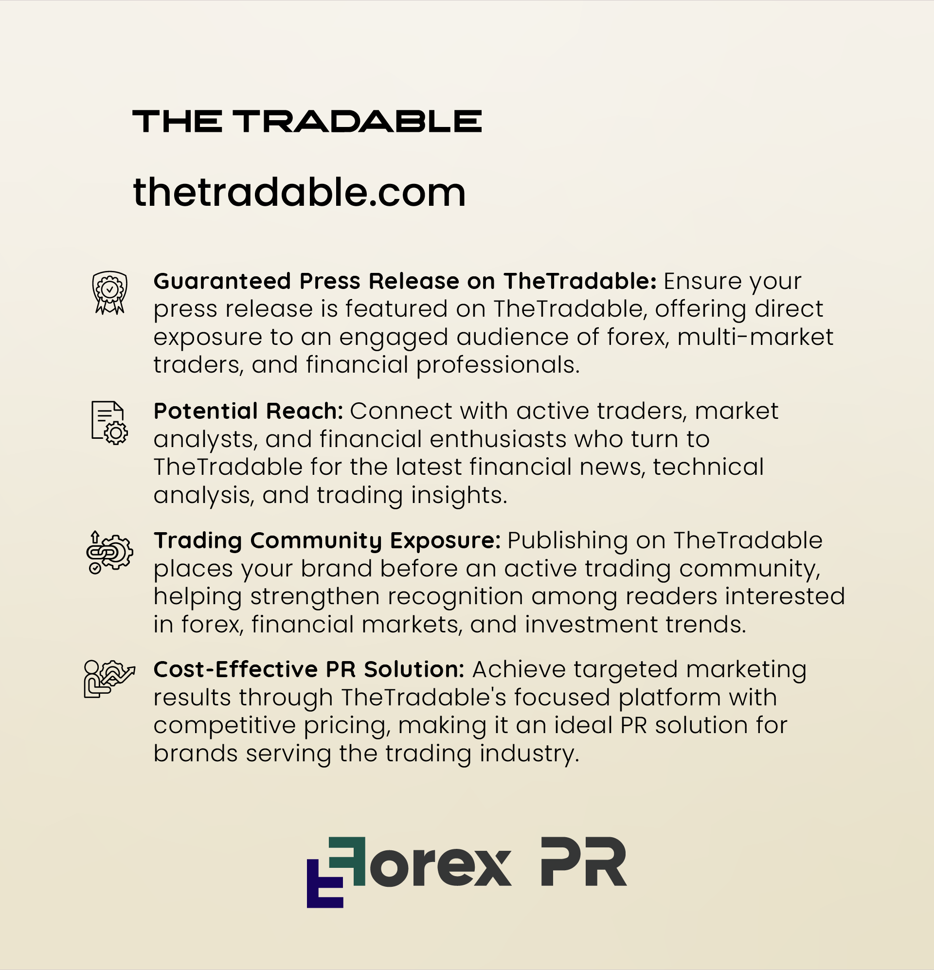 Press Release on The Tradable