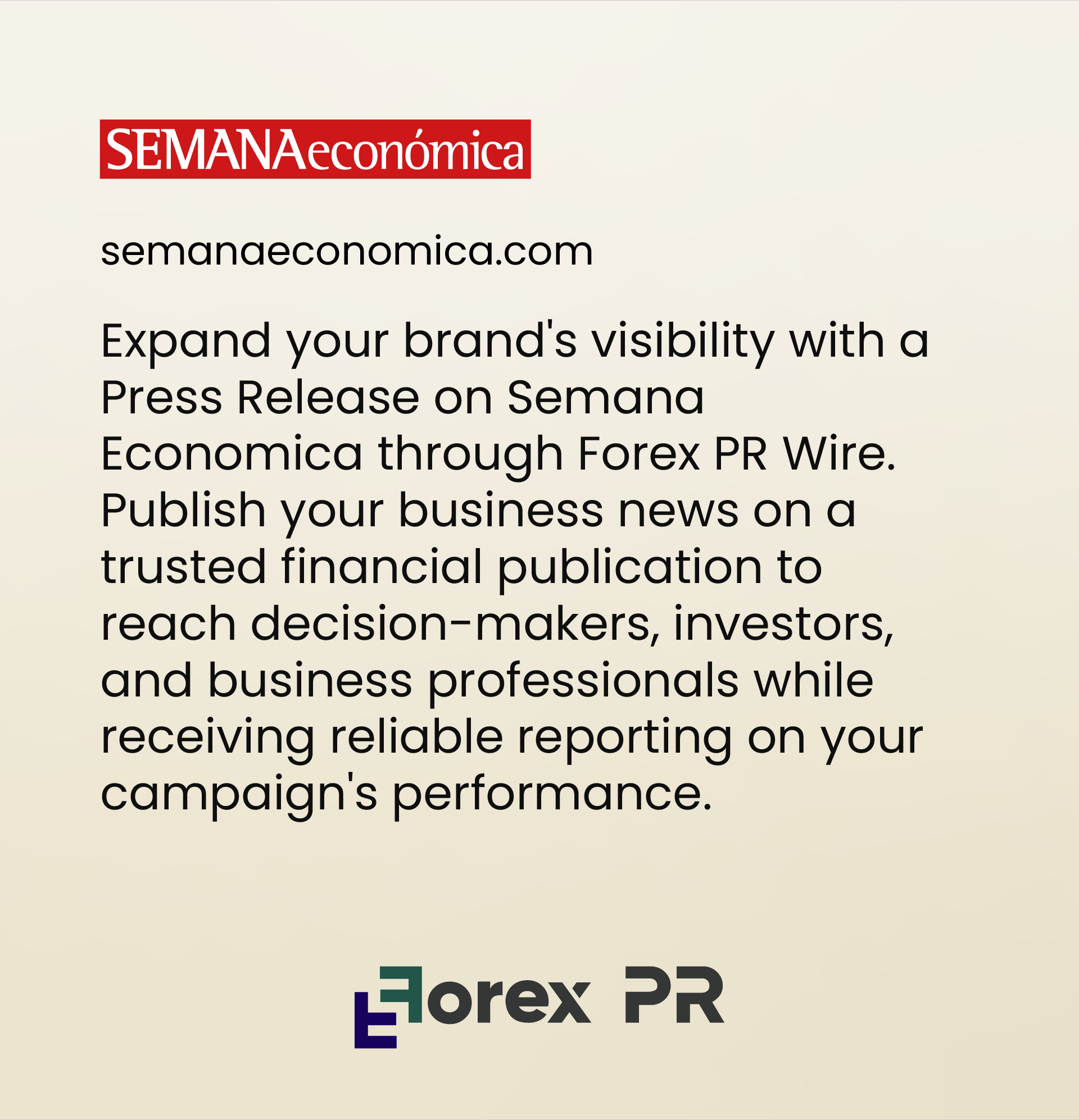 Press Release On Semana Economica