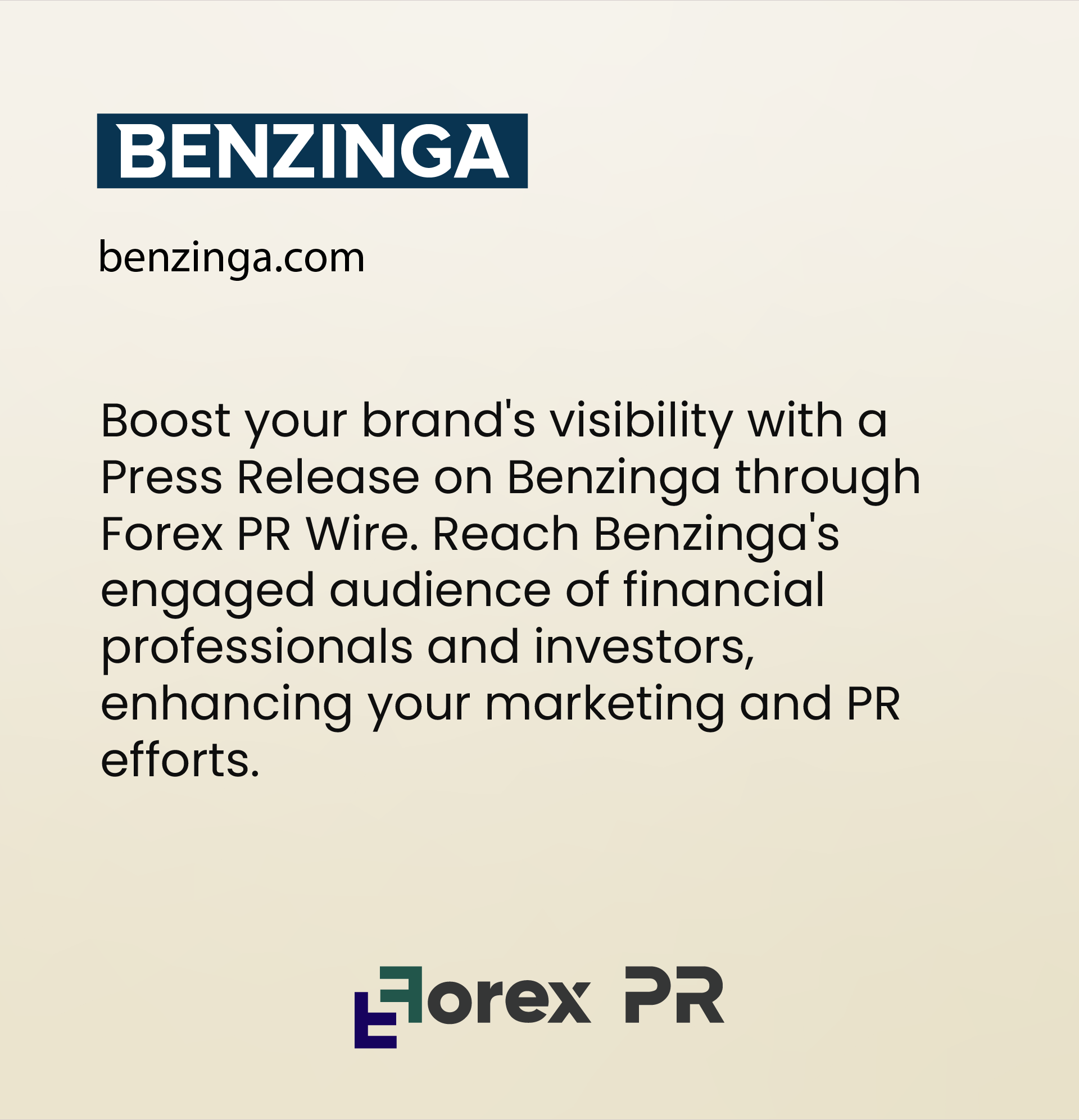 benzinga press release