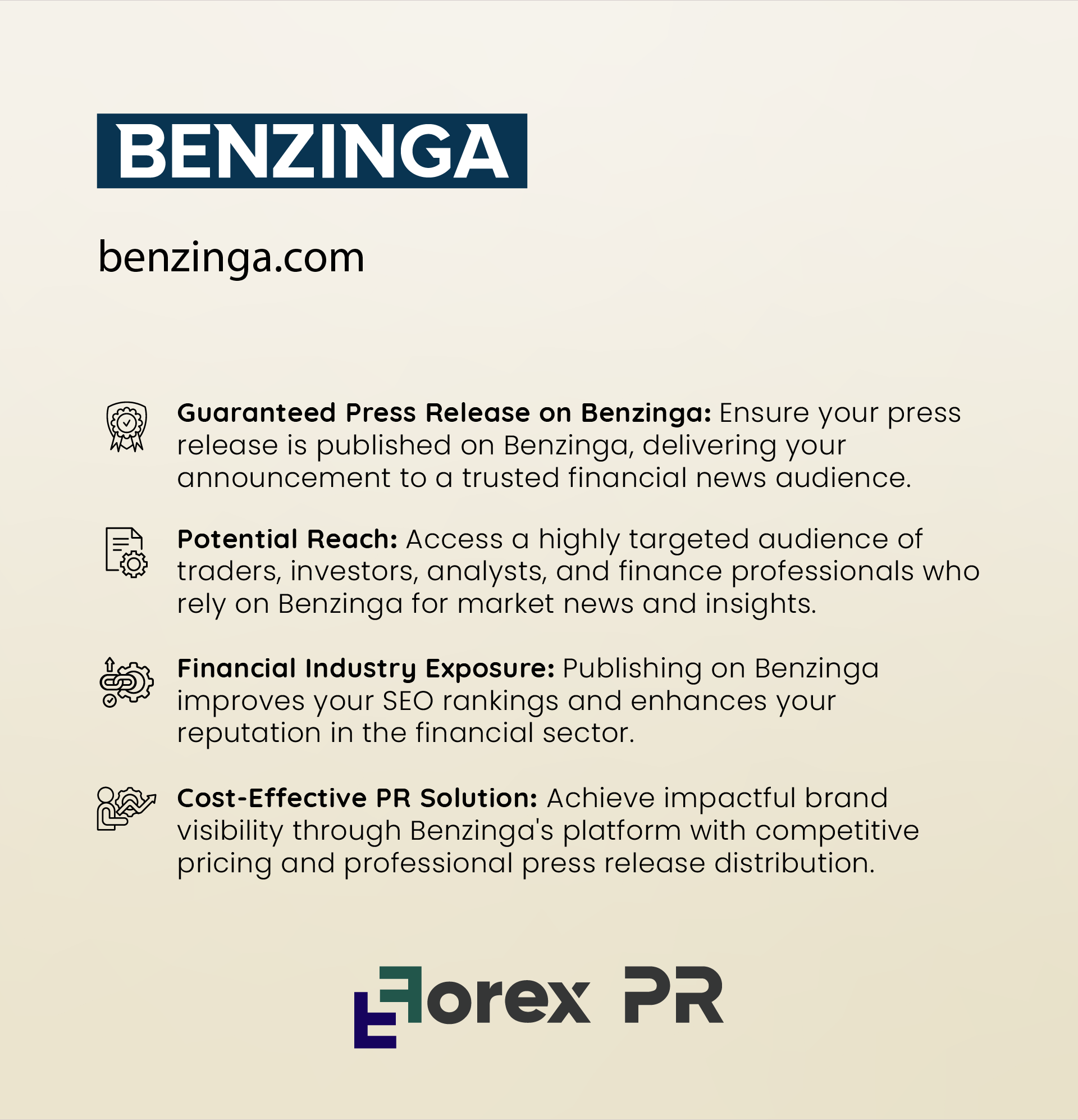 benzinga press release