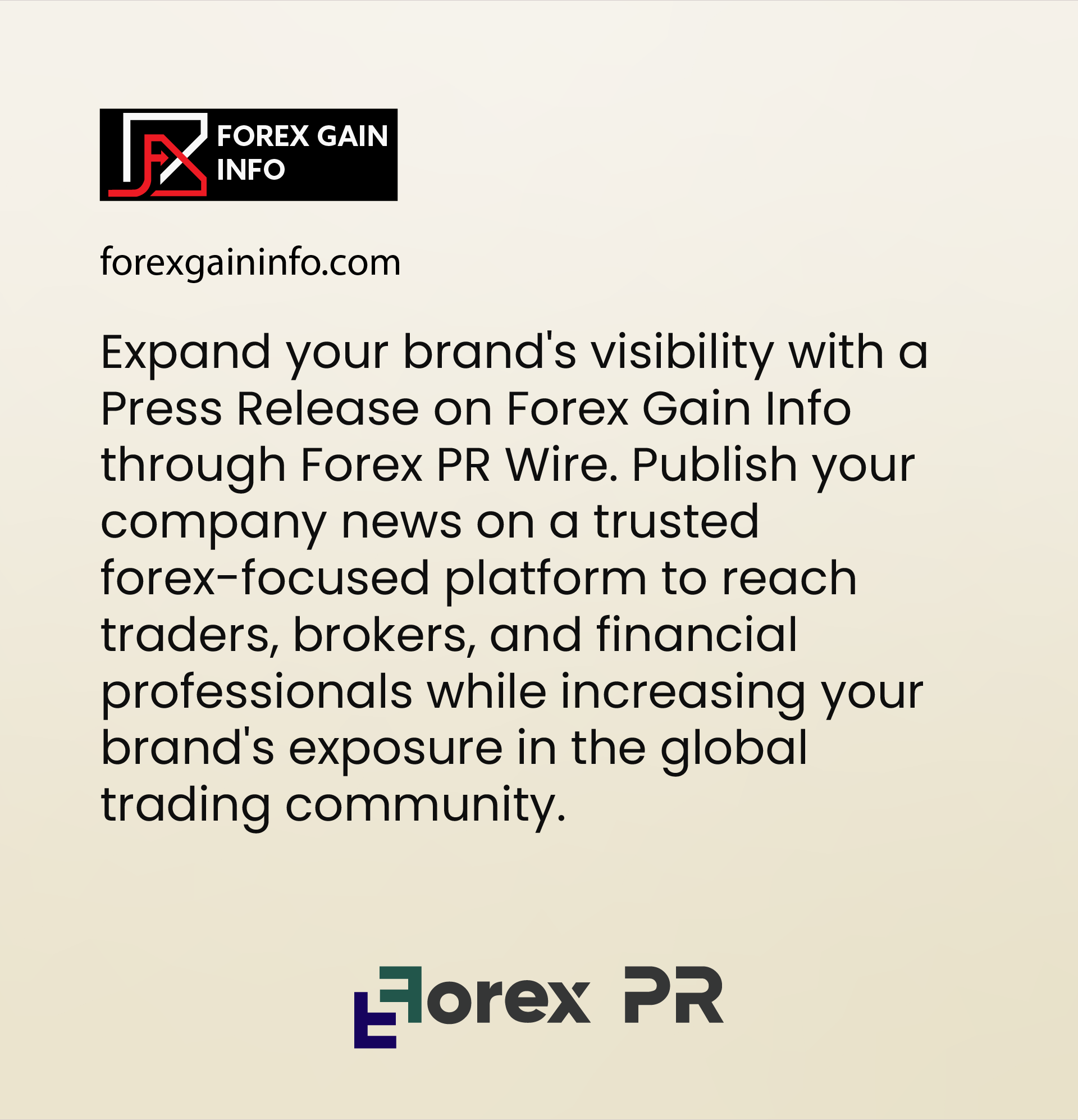 forex gain info press release