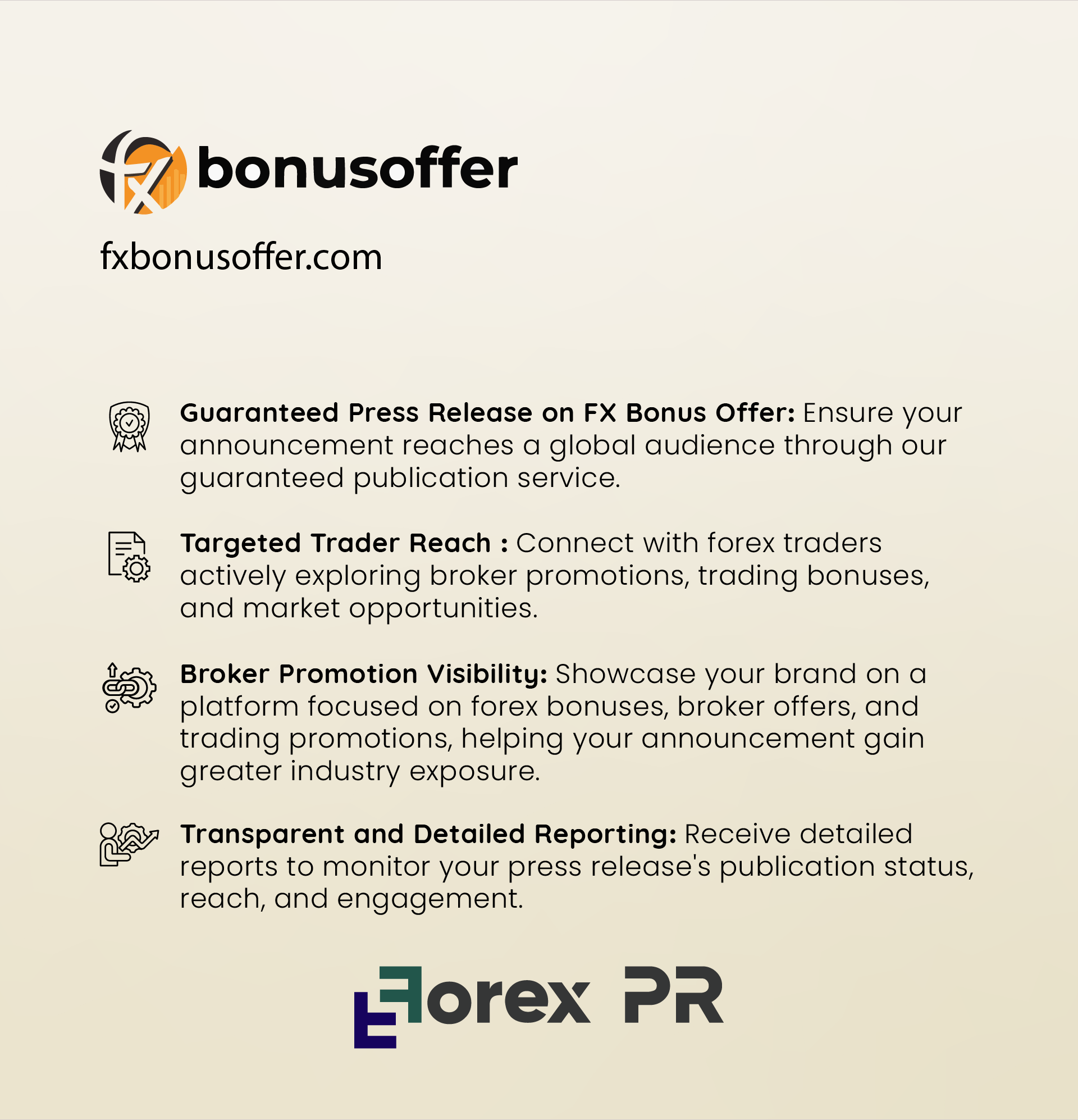 fx bonus offer press release 